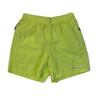 Champion Men’s 100% Authentic Shorts Size Medium Logo multicolor lime - Image 1 of 4