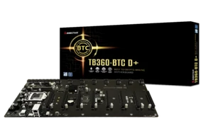 BIOSTAR TB360-BTC D+ LGA1151 Riserless 8 GPU Mining Motherboard | Brand New, ... - Picture 1 of 6