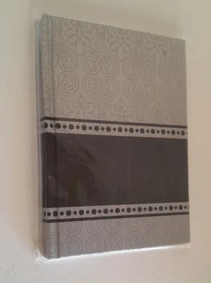 NEW 80 Sheet Journal Silver and Black Still in Package  A866 - Image 1 of 4