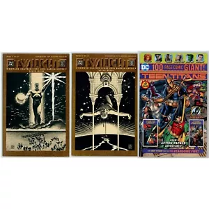 JUEGO DE 3 LIBROS DE BOLSILLO COMERCIALES Teen Titans 100 páginas, Libro Crepúsculo 2 y 3, cómics de DC - Imagen 1 de 4