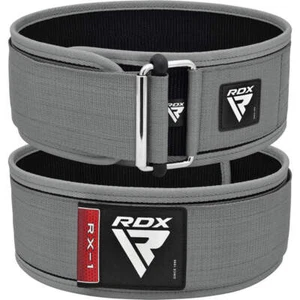 RDX RX1 Grey Fabric Weightlifting Gym Belt - Picture 1 of 6