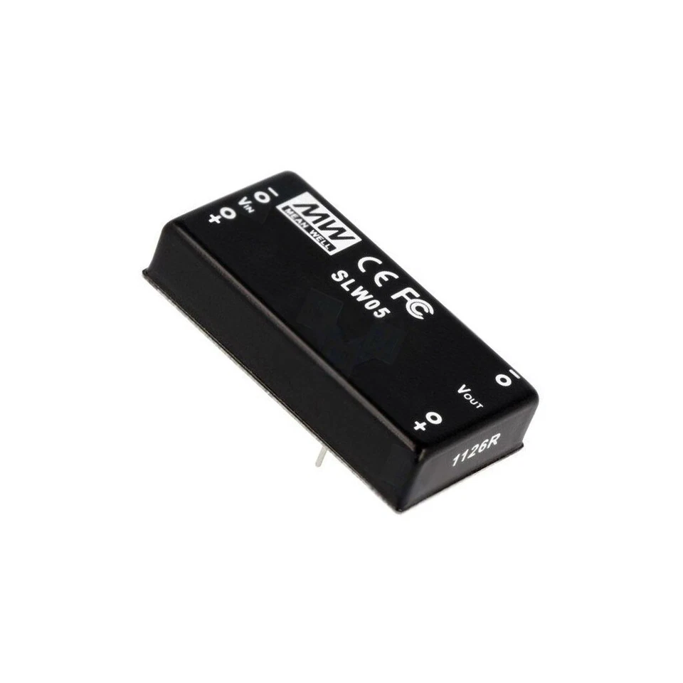 SLW05C-12 Converter: DC/DC 5W UEing: 36-72V 12VDC IAusg: 416.66mA 2"x1" MEAN ... - Image 1 of 1