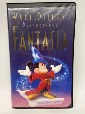 Fantasia (1991, VHS) #1132, Walt Disney Masterpiece Clamshell Case -Mickey Mouse - Image 1 of 4