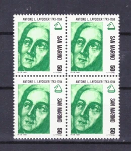 Briefmarken San Marino 1982 Pioniere Wissenschaft 50 L. MNH QUARTINA SAS1093 - Bild 1 von 1