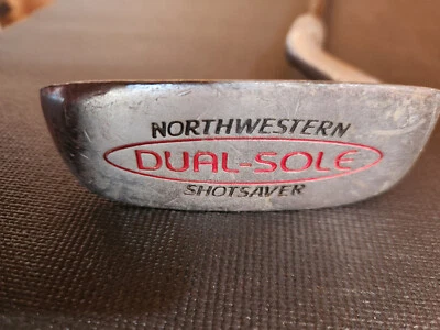 Northwestern Dual Sole Shotsaver, Double Sided Gold Club - Image 1 of 4