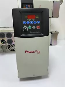 Allen Bradley 22B-D012N104 /A PowerFlex 40 AC Drive 7.5HP 5.5kW 400VAC 3-Phase - Picture 1 of 9
