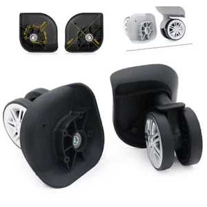 2/4 Stück Ersatz Gepäck Rollen 360° drehbar Ersatzrolle Koffer Reparatur - Bild 1 von 7