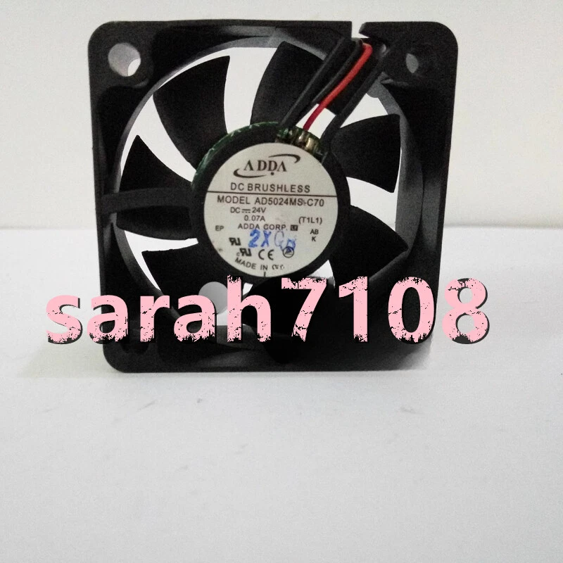 1PC ADDA 5020 AD5024MS-C70 24V 0.07A 2-wire 5CM inverter fan   - Image 1 of 1
