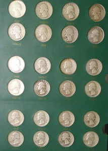 1932 D&S 1998 KOMPLETTER SATZ MIT PROOFS WASHINGTON 90% SILBER QUARTERS SAMMLUNG - Bild 1 von 20