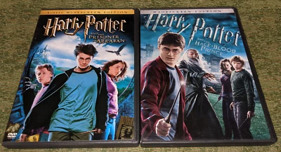 Harry Potter and the Prisoner of Azkaban + Half-Blood Prince DVD Lot bundle - Image 1 of 4
