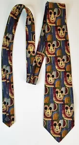 Herren Krawatte Krawatte Disney Mickey Unlimited zwinkernd Mickey gebraucht Polyester - Bild 1 von 4