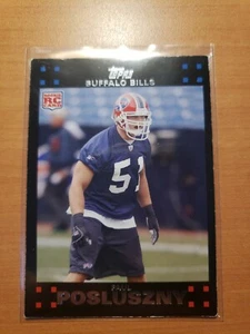 2007 Topps #11/12 Paul Posluszny - Rookie - Buffalo Bills - NFL - Picture 1 of 2