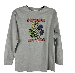 BP. Pullover mujer cuello redondo manga larga gris talla XXS - Imagen 1 de 5