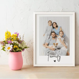 PÓSTER DE PARED DE ARTE CON NOMBRE PERSONALIZADO PARA EL HOGAR RECUERDOS FAMILIARES A4 A5 REGALO - Imagen 1 de 15