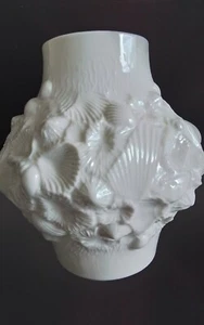 Kaiser Vase Weiß ( Muschel Design) - Bild 1 von 4