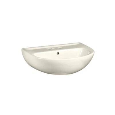 AMERICAN STANDARD 0467004.222 EVOLUTION PEDESTAL LAVATORY SINK TOP LINEN 208728 - Image 1 of 4