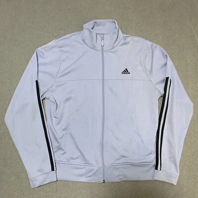 Adidas Track Jacket  Women’s Size M Athletic Full Zip Lightweight Sweater - Image 1 of 4