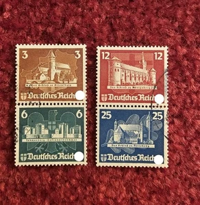 Deutsches Reich 1935 Minr 576-579 Ostropa Gestempelt Senkr. Paar  - Bild 1 von 3