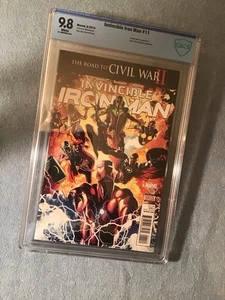 Invincible Iron Man #11 Marvel Comic Book CBCS Graded 9.8 Avengers See Pics - Picture 1 of 12