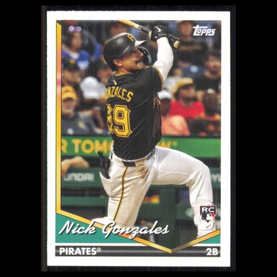 Nick Gonzales Rookie #227 2024 Topps Archives Pittsburgh Pirates Baseball Card - Image 1 of 3
