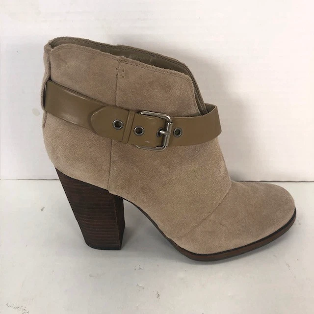 Jessica Simpson Keri Ankle Boots Womens Size 10M Beige Brown Suede Booties - NEW - Image 1 of 4