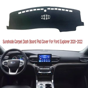 Anti-UV Dash Mat For Ford Explorer 2020-22 Sunshade Carpet Dash Board Pad Cover - Picture 1 of 9