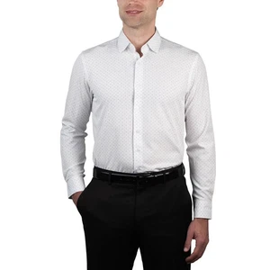 Nautica Herren Performance Slim Fit Oberhemd, weiß, M (15-15,5, 34/35) - Bild 1 von 6