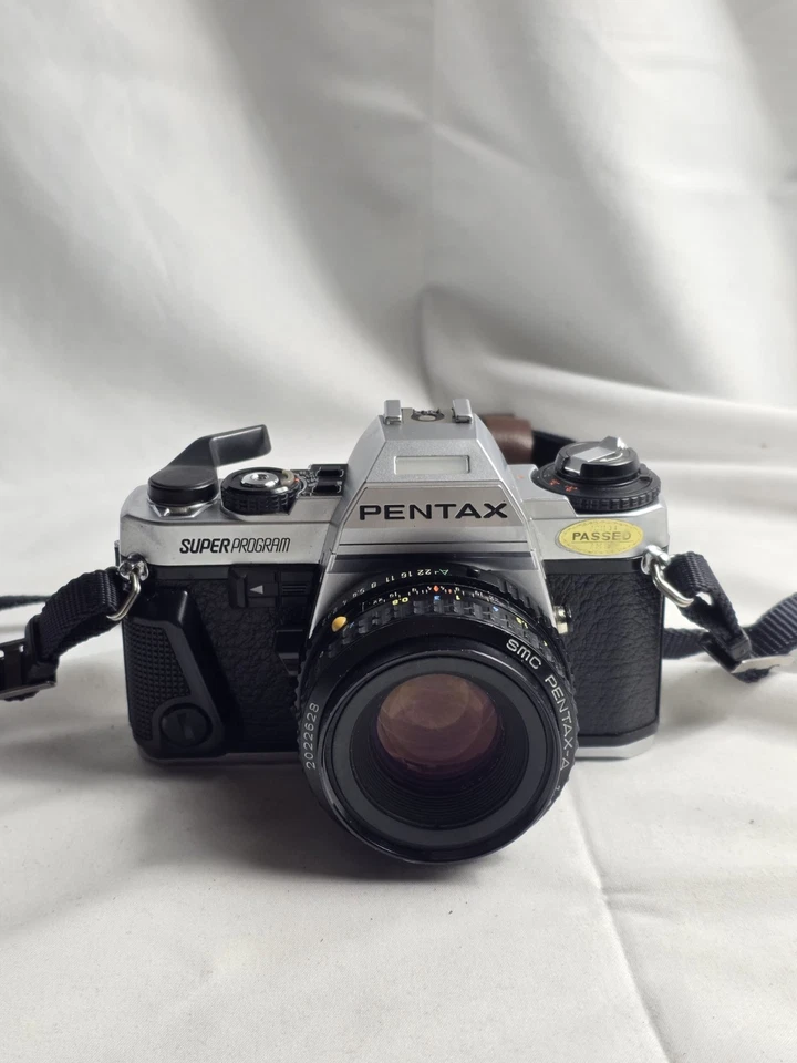PENTAX Super Program 35mm Film Camera w/ SMC Pentax-A 50mm f/2.0 lens - Image 1 of 4