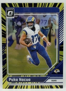 Puka Nacua 2024 Panini Donruss Optic - Electricity 115 /69 Rams SP - Picture 1 of 2