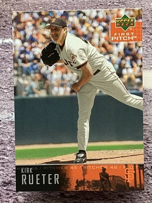 Kirk Rueter cubierta superior primer lanzamiento 2004 San Francisco Giants #206 Foto 1 de 2