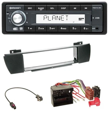 Continental MP3 AUX USB DAB 1DIN Autoradio für BMW X3 (bis 2007) - Bild 1 von 4