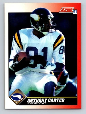 1991 Score - Anthony Carter #182 - Image 1 of 2