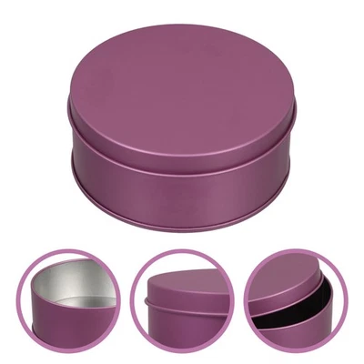  4 Pcs Plätzchendose Blech Süßigkeitenbehälter Bonbongläser Mit Deckel - Bild 1 von 4