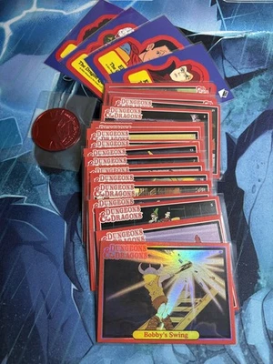 SDCC Super 7  Dungeons & Dragons Animated Series Trading Cards Sticker  - Image 1 of 4