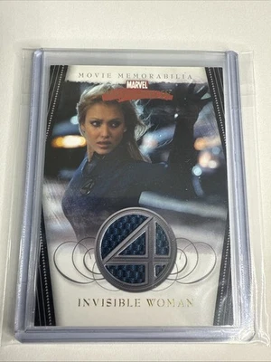 2008 UD MARVEL MASTERPIECES JESSICA ALBA MOVIE MEMORABILIA COSTUME CARD 🔥 - Image 1 of 2