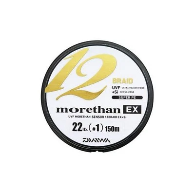 Daiwa PE Line UVF MORETHAN SENSOR 12 BRAID EX+Si #1.2 27lb 200m 07303173 NEW - Image 1 of 4