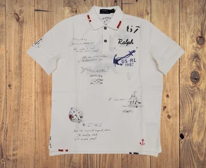 Polo Ralph Lauren White Marine Docking Station CLASSIC FIT Size L XL 2XL NWT - Picture 1 of 2