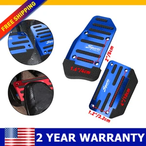 2X Non-Slip Automatic Gas Brake Pedal Pad Cover For Jeep Honda Dodge Toyota New - Bild 1 von 11