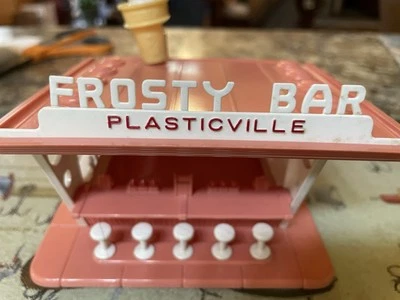 Plasticville O / S Scale Peach White Frosty Bar - Image 1 of 4