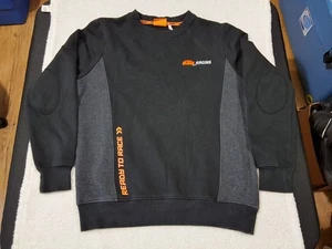 KTM Powerwear Racing Mens Large Black / Orange / Charcoal Sweatshirt - Foto 1 di 7