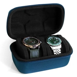 watch box organizer for men or Women 2 watch travel case Portable Storage wat... - Bild 1 von 6