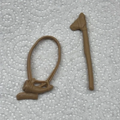 Vintage Kenner Star Wars 1984 Trent Ewok Machado e Acessórios de Chifre de Batalha Original - Imagem 1 de 4