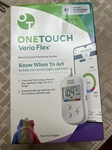 OneTouch Verio Flex Meter Blood Glucose Monitoring System - Picture 1 of 1