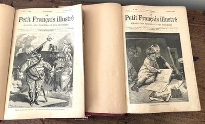 Le petit français illustré.Journal des écoliers et des écolières. Années 1891/92 - Photo 1/4