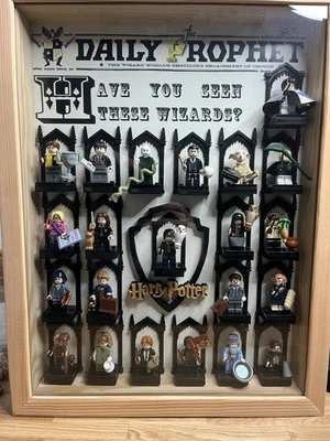 Lego Harry Potter 71022 Komplette Serie Mit 3D Echtholz Rahmen - Bild 1 von 4