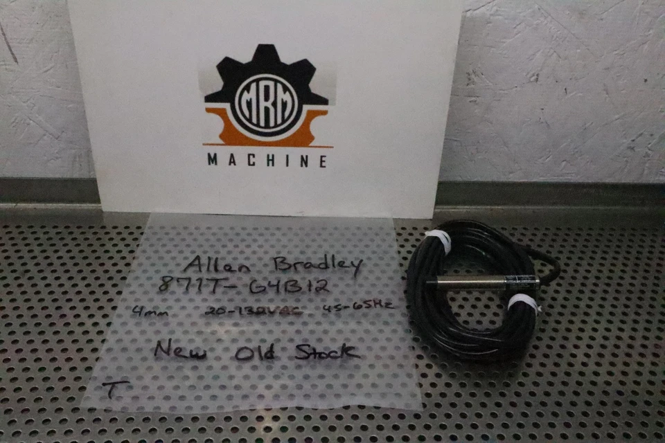 Allen Bradley 871T-G4B12 Inductive Proximity Sensor 4mm 20-132VAC 45-65Hz New - Image 1 of 4