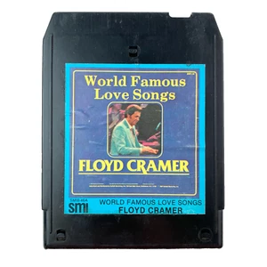World Famous Love Songs Floyd Cramer 8-Track Tape SMI8-46A Suffolk 1984 Untested - Imagen 1 de 5