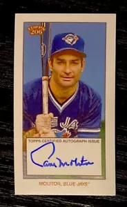PAUL MOLITOR (HOF) - 2024 Topps 206 - AUTOGRAPHS - TORONTO BLUE JAYS - Picture 1 of 2