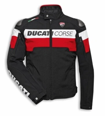 TURBO Ducati Corse Men Motorcycle Textile Waterproof Motorbike Racing Touring jacket