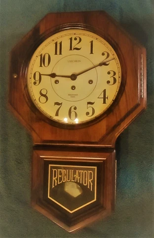 Verichron Regulator Wall Clock - Westminster Chimes Cover